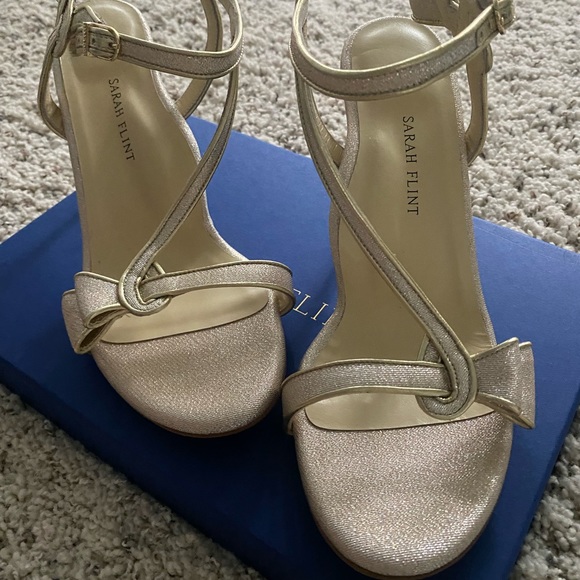 Sarah Flint Perfect Sacha 85 in Champagne Lame - Picture 8 of 14